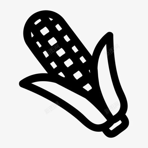 玉米主题住房农产品图标 免费创意设计素材集